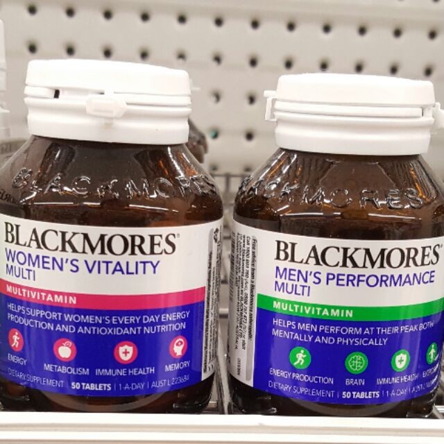 Viên uống bổ sung sức khỏe sinh lý nam Blackmores Men’s Performance Multi 50 Viên