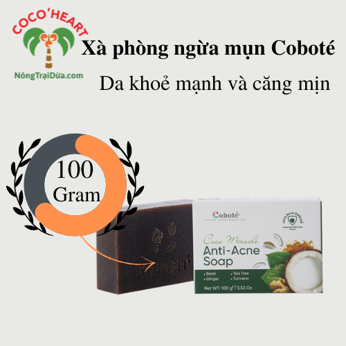 XÀ PHÒNG NGỪA MỤN CƠ THỂ - Coco Miracle Anti Acne Soap